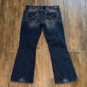Silver Jeans Lola Dark Blue Flare Denim